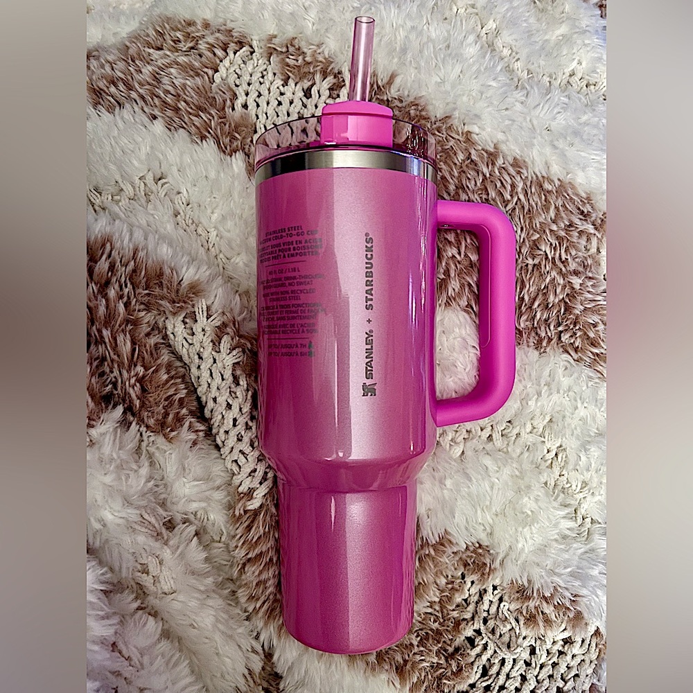 NWT 2024 Starbucks X Stanley Winter Pink Target Exclusive 40oz Tumbler